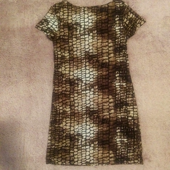 AA Studio AA Animal Print Dress Size 16 - Picture 2 of 5